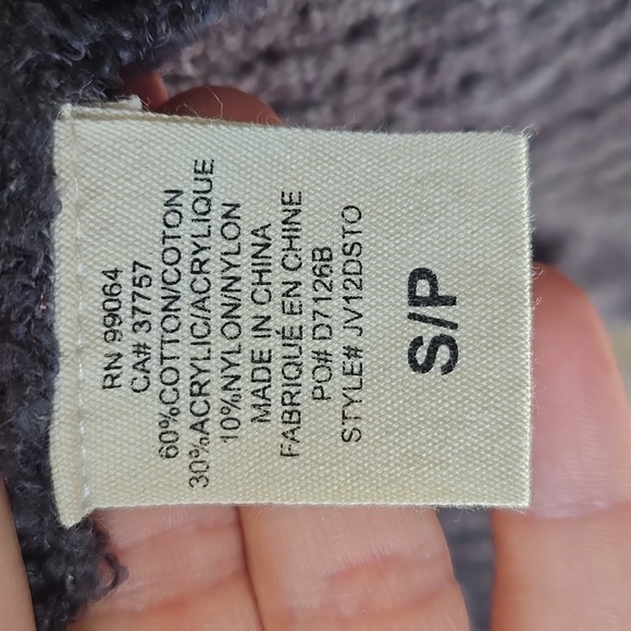 Billabong Grey Fringe Cardigan - Picture 7 of 8